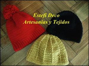 Gorros Tejidos crochet