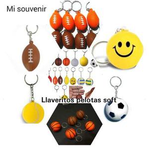 Llaveros Basquet, Fútbol, Rugby, Tenis, Emoji, Mi Souvenir