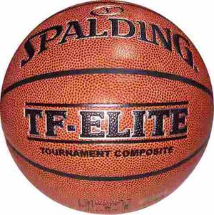 Pelota Basquet Spalding Tf Elite Nº 7 Cuero Basket Olivos