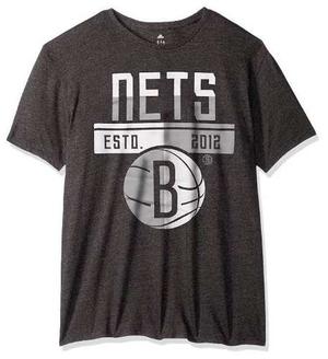 Remera adidas Nba Brooklyn Nets Logo Large Importada