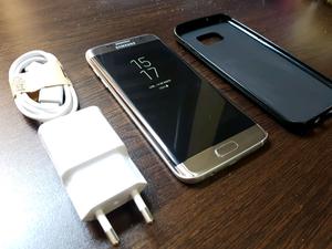 SAMSUNG S7 EDGE SILVER ANDROID 8 OFICIAL IMPECABLE