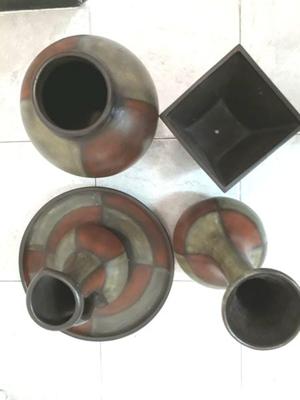 5 piezas de cerámica de diseño.