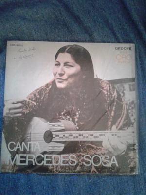 Canta MERCEDES SOSA nacional (EX). $150