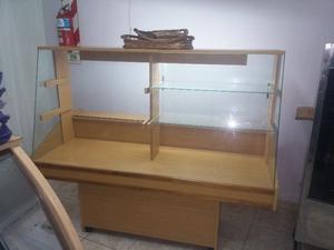 Exhibidora horizontal de madera