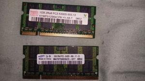 Memoria Ram Notebook DDR2 2GB y 1GB