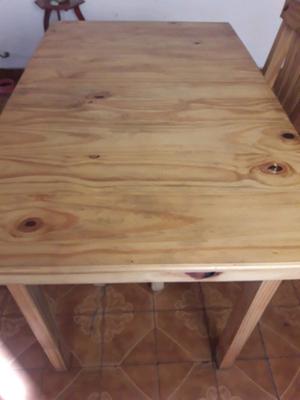 Mesa de madera desmontable