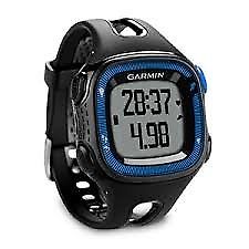 RELOJ GARMIN FORERUNNER 15 NEGRO/AZUL IMPECABLE - POCO USO