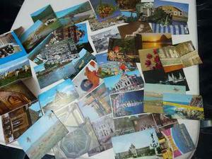 68 Antiguas Tarjetas Postales,1 Album Alhambra Y 4 Sobres