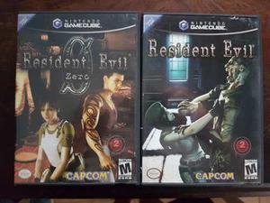 Lote Gamecube Resident Evil Y Resident Evil 0