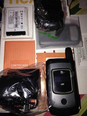 Nextel Handy Goma I574 Gris Resiste Golpes Flip Con Tapa #2