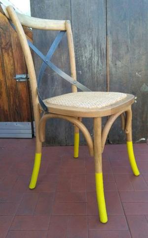 Silla Thonet Cruz Nueva/intervenida. Tengo seis