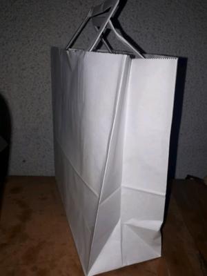 BOLSAS DE PAPEL BLANCA