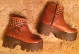 Botas mujer eco cuero