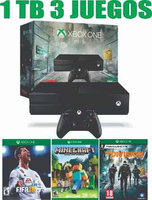 Consola Xbox One 1 Tb 3 Juegos Mcshopp