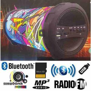 Parlante Bluetooth Portatil Sd Pen Drive Radio Fm