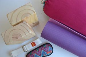 Set Yoga Ii - Eco Mat Bolster Cinto Tacos Antifaz Iyengar