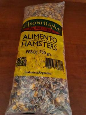 Alimento Para Hamster X 750 Grs Nelsoni Ranch