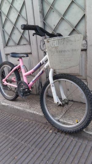 Bicicleta Rosa Rodado 14 / Usada