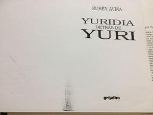 Libro Yuridia Detras De Yuri (fotocopias)
