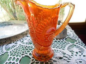 antigua jarra carnival glass