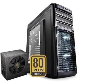 Gabinete Deepcool Kendomen 5 Coolers 120 Fuente 500w Bronze!