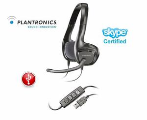 Headset Usb Plantronics Audio 628 Vincha Mic Usb Pc