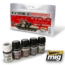 Mig Ammo Weathering Sets 5 X 35 Ml Frascos