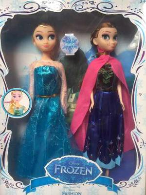 Muñecas Frozen X2 Elsa Y Anna Con Musica Libre Soy