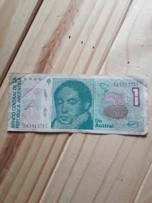 Australes 1 Peso - Ley Bottero 8 Dolares !!!