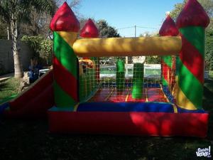 CASTILLO INFLABLE + METEGOL Y TEJO