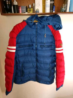 Campera inflable capucha