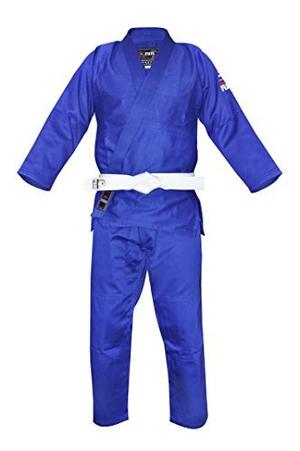 Fuji Solo Tejido Judo Gi, Azul, 1