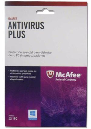 Mcafee Antivirus Plus Licencia 1 Pc 12 Meses