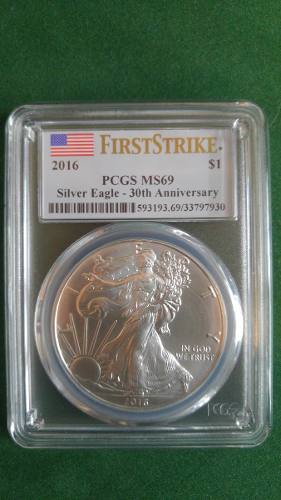 Moneda American Silver Eagle Pgcs Ms69