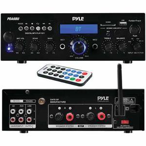 Pyle Home(r) - 200w Blth Stereo Amp Rcvr