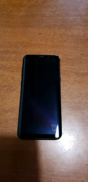 Samsung S8 Plus con caja, accesorios y funda
