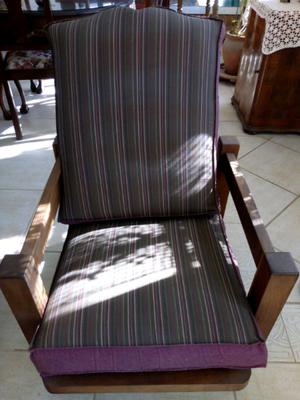 Sillones de algarrobo