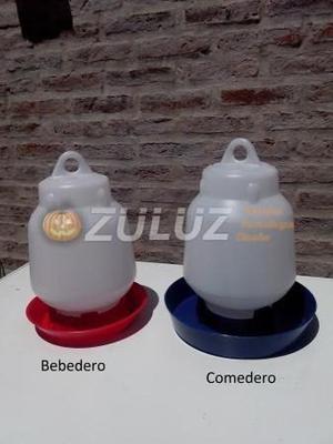 Bebederos Y Comederos Pollitos Y Aves,bulto X 25 Unidades