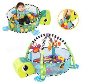 Felcraft Alfombra Pelotero Gym Fitch Baby Tortuga 3 En 1