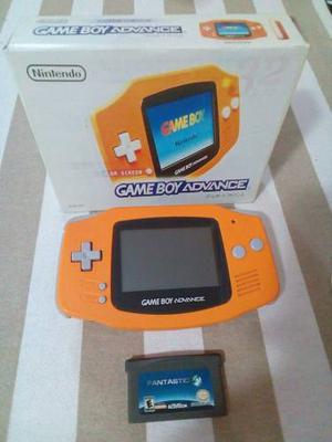Game Boy Advance Naranja En Caja Mas Juego