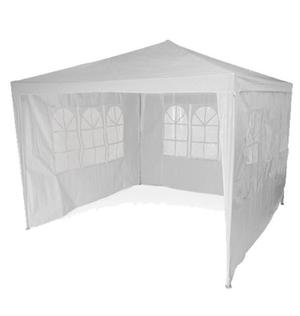 Gazebo Reforzado 3x3 Impermeable 3 Paredes Con Ventanas Ofer