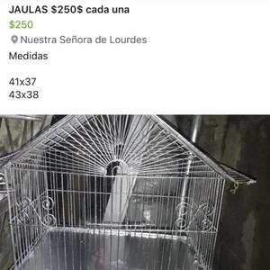 Jaulas, nuevas. Medidas en fotos