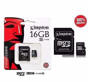 Memoria Micro Sd Hc 16gb 16 Gb Kingston Clase 10 Camara Celu