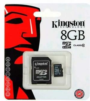 Memoria Micro Sd Hc 8 Gb Kingston Clase 10 Oferton!!