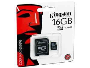 Memoria Micro Sd Kingston 16gb Clase 10 Blister Sellado
