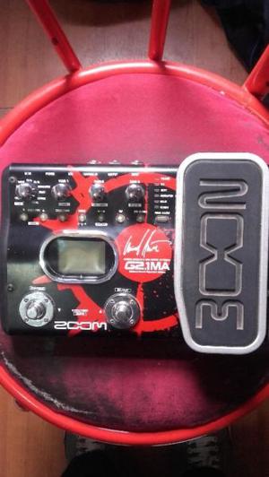 Pedalera de guitarra zoom g2.1 ma