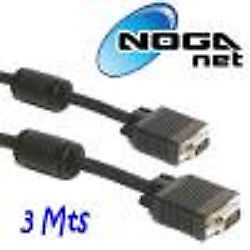 Cable VGA Macho a Macho 3Mts con filtro OEM Noganet VGAM-M3