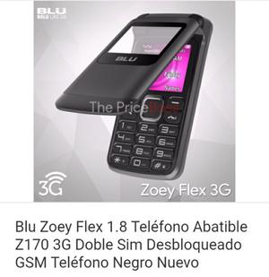 Celular Blu Zoey Flex z170l 1.8 tapita teclados básicos