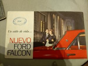 Folleto/ Catálogo de Ford Falcon - original desplegable