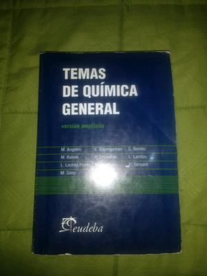 Libro temas de quimica general EUDEBA